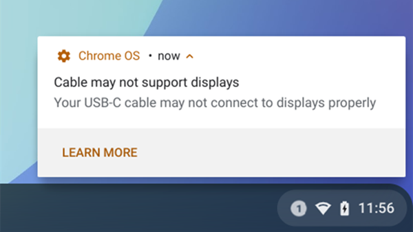 谷歌这项功能改进值得微软和苹果学习 自动识别USB-C数据线协议并弹出提醒