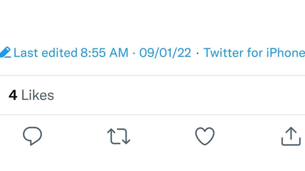 推特正式推出推文修改功能 仅限订阅会员在发文30分钟内修改