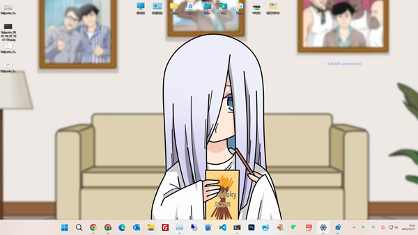 [技巧] 为Windows 11 22H2开启紧凑的任务栏 就是看着有点奇怪