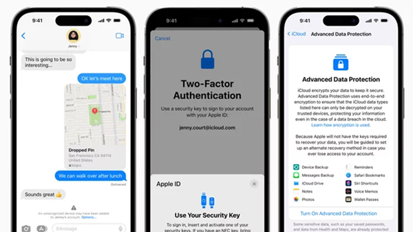 苹果推出iOS 16.3版 支持Apple ID安全密钥修复屏幕出现横线等