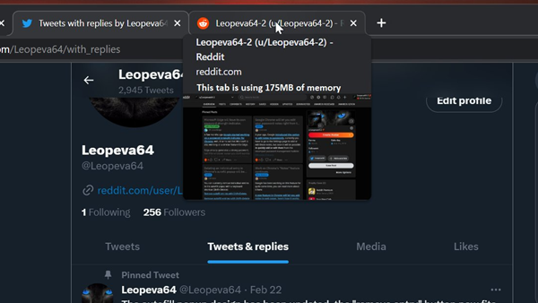Chrome计划在每个标签页下显示内存占用 方便用户查看