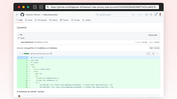 开发者请注意：GitHub上出现虚假的Dependabot 试图对项目进行投毒