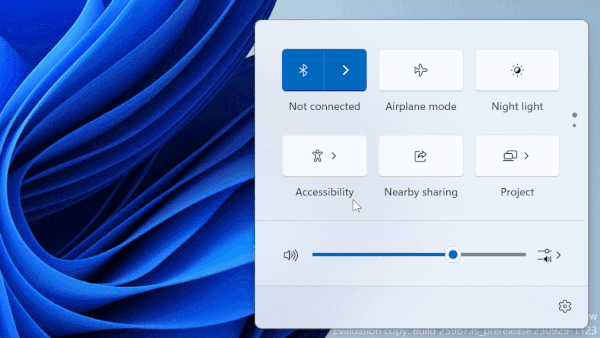[技巧] 微软改进Windows 11快速操作设置 现在可以滚动显示更多选项
