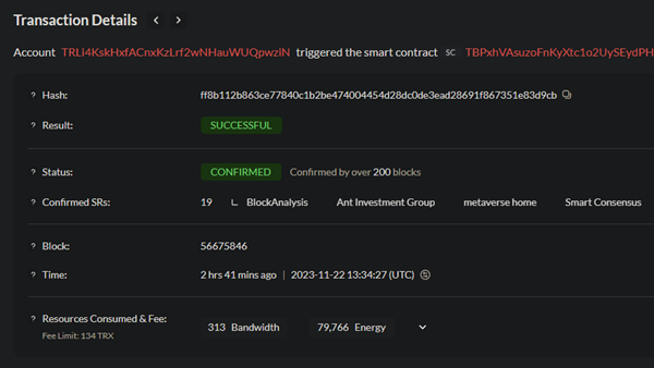 泰达公司在波场链(Tron)上铸造10亿个USDT 目前还未上市流通