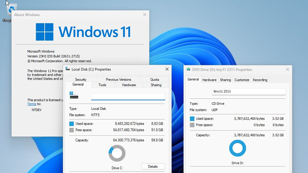 [下载] Tiny 11系统安装中文语言包后显示不正常的解决办法 安装中文字库