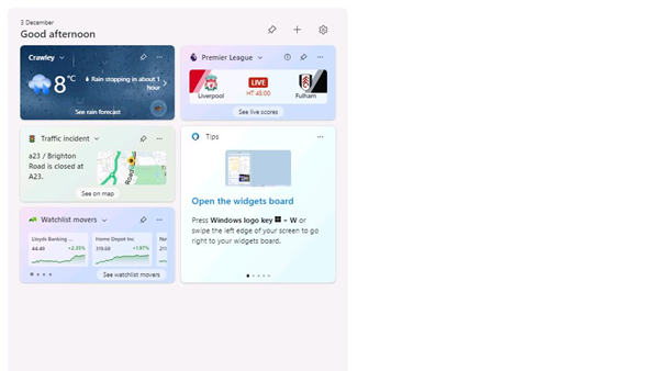 终于可以关闭Windows 11小组件面板中的花边资讯 但仅限于...
