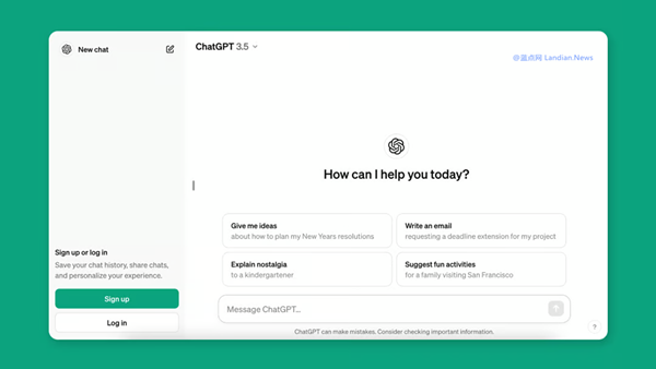 OPENAI取消ChatGPT的登录要求 无需账号也可以进行提问