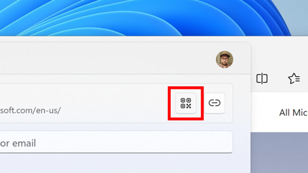 Windows 11分享功能新增生成二维码 可以快速手机扫码打开链接