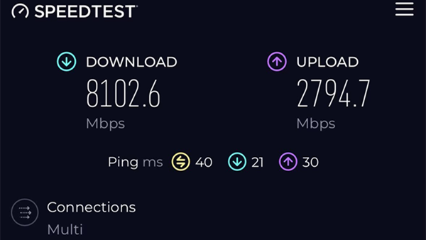 星链测试移动社区网关方案 可以提供8Gbps下载速度 适用于邮轮等场景