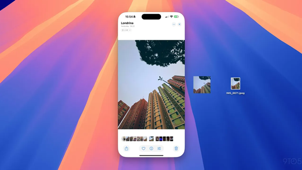 苹果为macOS 15.1 iPhone屏幕镜像添加新功能 iPhone/Mac可以拖放复制文件