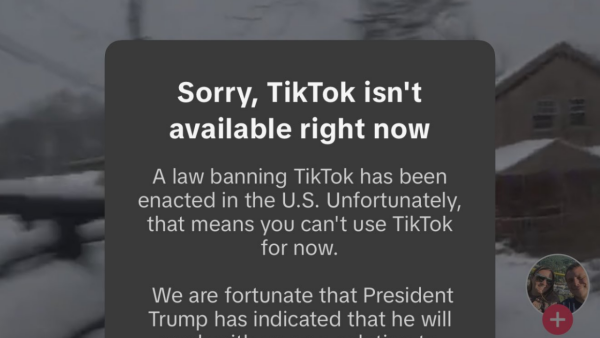 字节跳动已经在美国市场关闭TikTok应用 所有用户都无法再加载视频