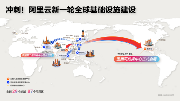 阿里云拉美区域首座数据中心在墨西哥开服 提供弹性计算/云存储/网络/容器服务