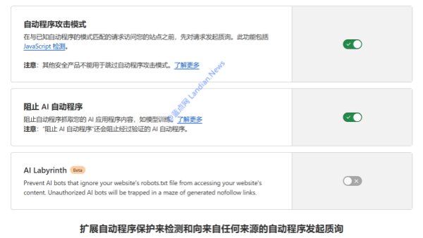 Cloudflare推出AI迷宫功能 通过生成海量无关内容将爬虫放进迷宫里避免抓取网站