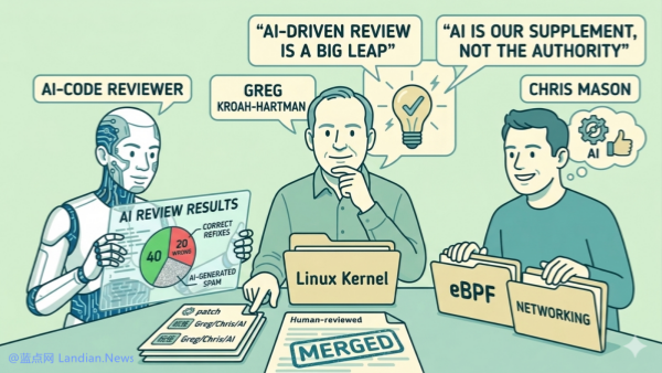 Linux内核维护者称赞AI审阅代码非常好用 虽然有错误但也找到大量问题