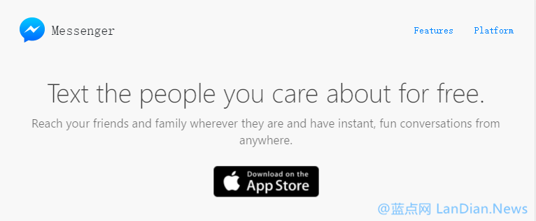 Facebook宣布关闭移动网页版Messenger 用户在移动设备上必须下载Messenger独立应用