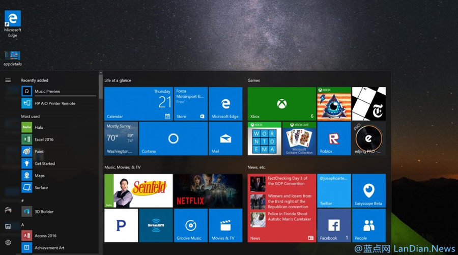Windows 10 Preview Build 14926版更新内容和已知问题一览