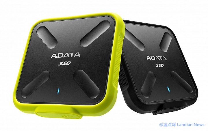 威刚发布新款防水防尘固态移动硬盘ADATA SD700