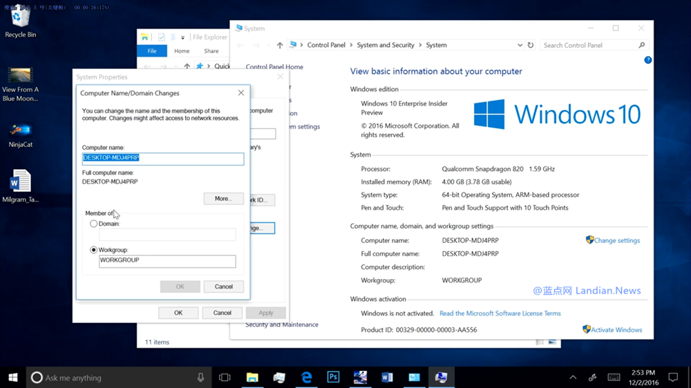 [视频] 使用高通芯片的Windows 10运行游戏和Photoshop