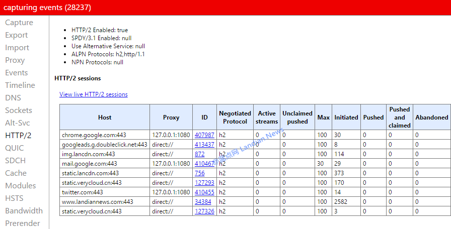 [开发者] 连接类型检测工具 支持对HTTP/2和SPDY等