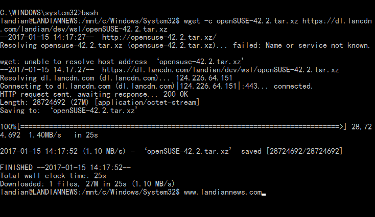 Windows 10现已支持安装SUSE Linux子系统 附安装教程
