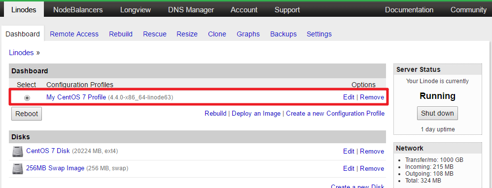Linode Linux服务器后台更换内核版本的步骤