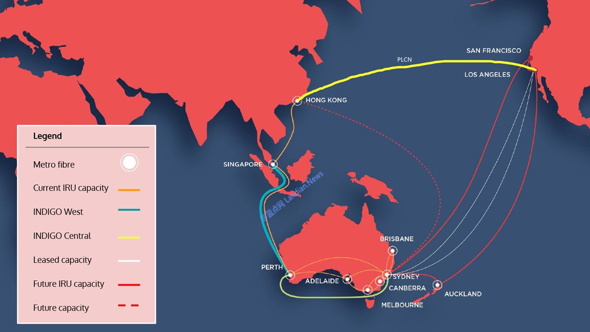 中国电信等公司将联合新建香港至洛杉矶的海底光缆
