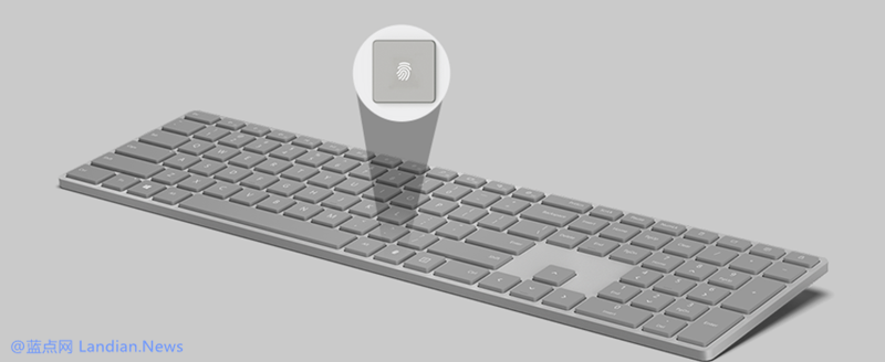 微软中国官方商城现已同步上架指纹识别键盘