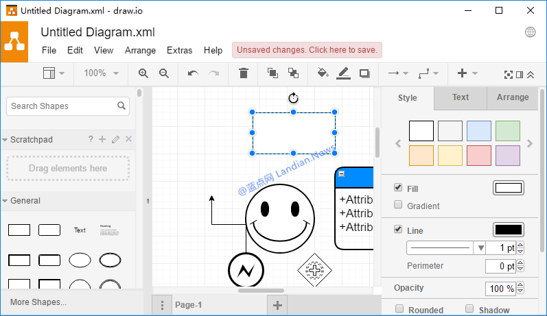 在线流程图绘制网站Draw IO现已推出桌面版本