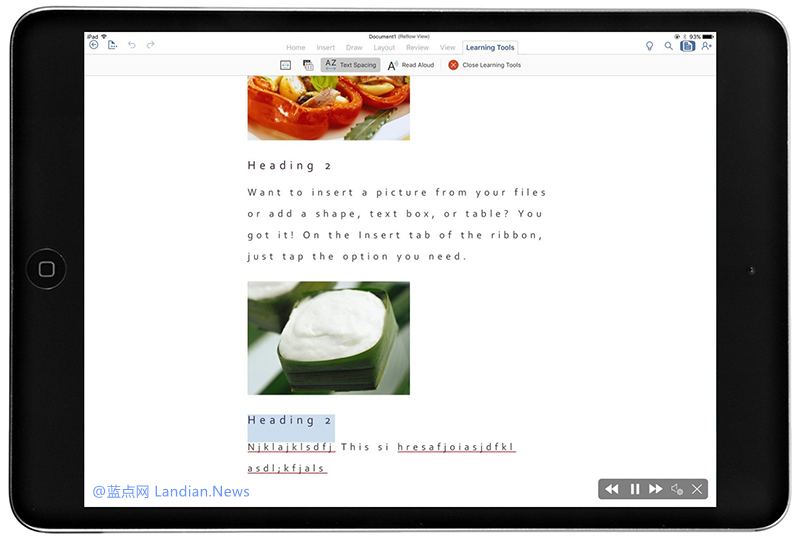 iPad版Word将会稍后增添沉浸式阅读和自动朗读功能