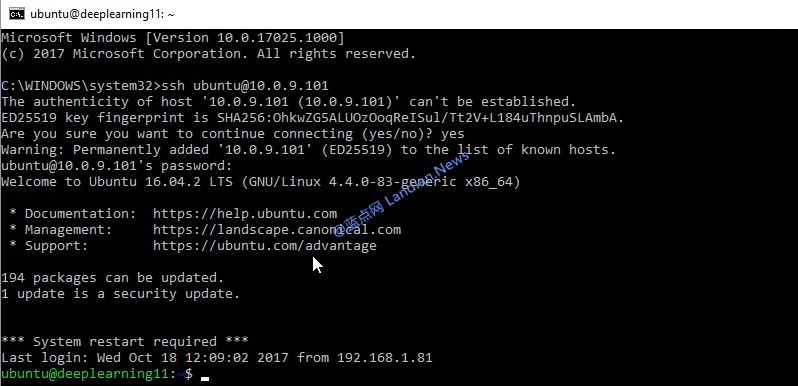 Windows 10秋季创意者更新已内置OpenSSH客户端