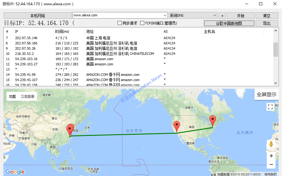 简单实用的路由追踪工具BestTrace v3.4.0版发布