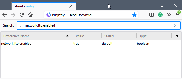 火狐浏览器计划后续版本禁用网页引用FTP子资源