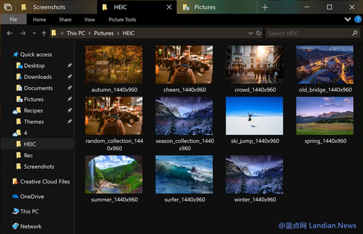 微软正在改进Windows 10资源管理器的暗色主题模式