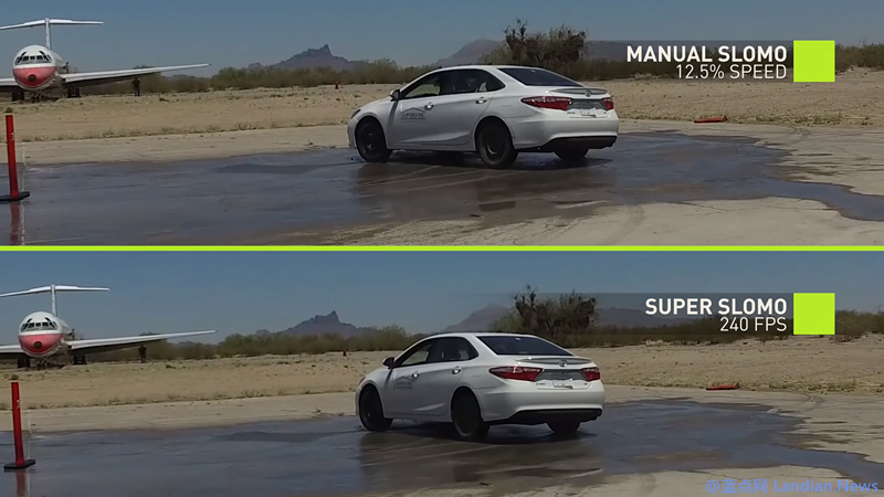 英伟达正在测试令人惊讶的240FPS视频慢动作回放技术
