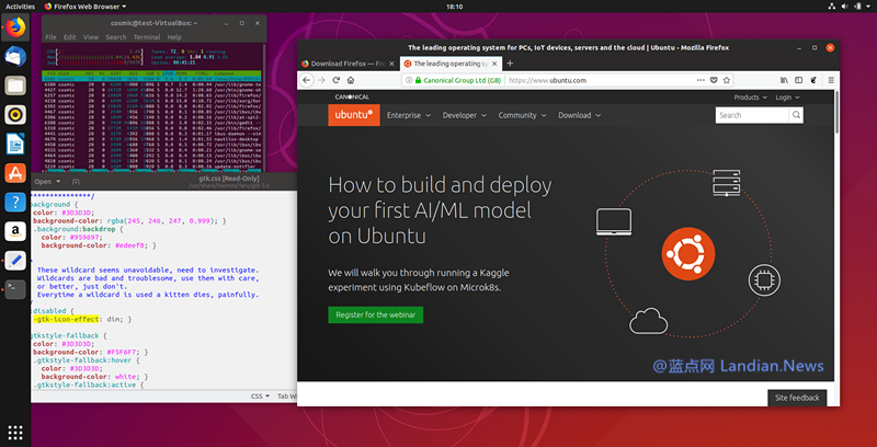 [下载] Ubuntu 18.10正式版发布 引入全新的Yaru主题