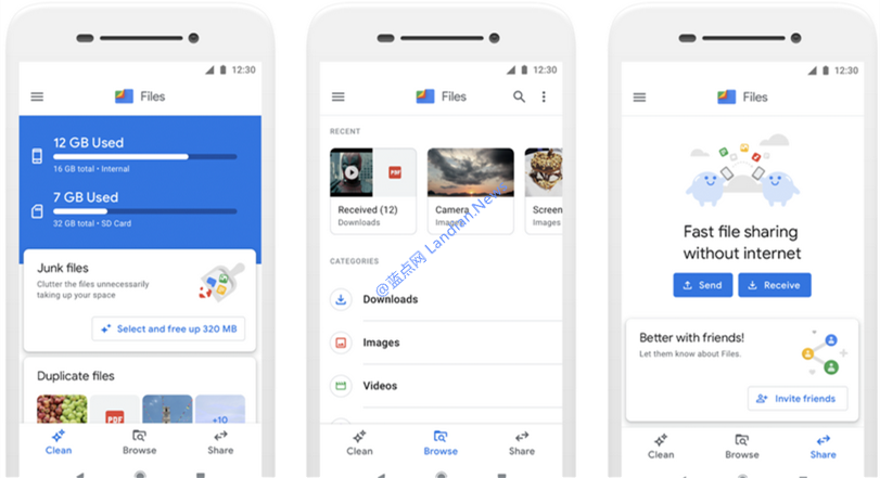 谷歌文件管理器发布新版 支持 OTG 和局域网文件管理