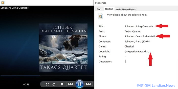 Windows 10 V1809无法正确显示FLAC无损音乐元数据
