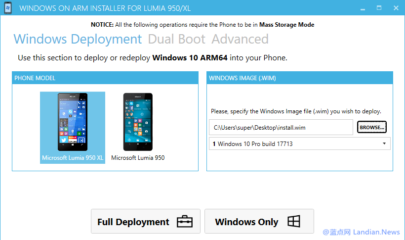 新工具可让Lumia 950/XL安装Windows 10 ARM专版