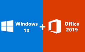 Windows 10专业版/Office 2019家庭和学生版或专业增强版组合套装