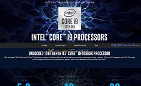 英特尔京东旗舰店推出国行i9-10900K无锁版预约 10核20线程售价4299元