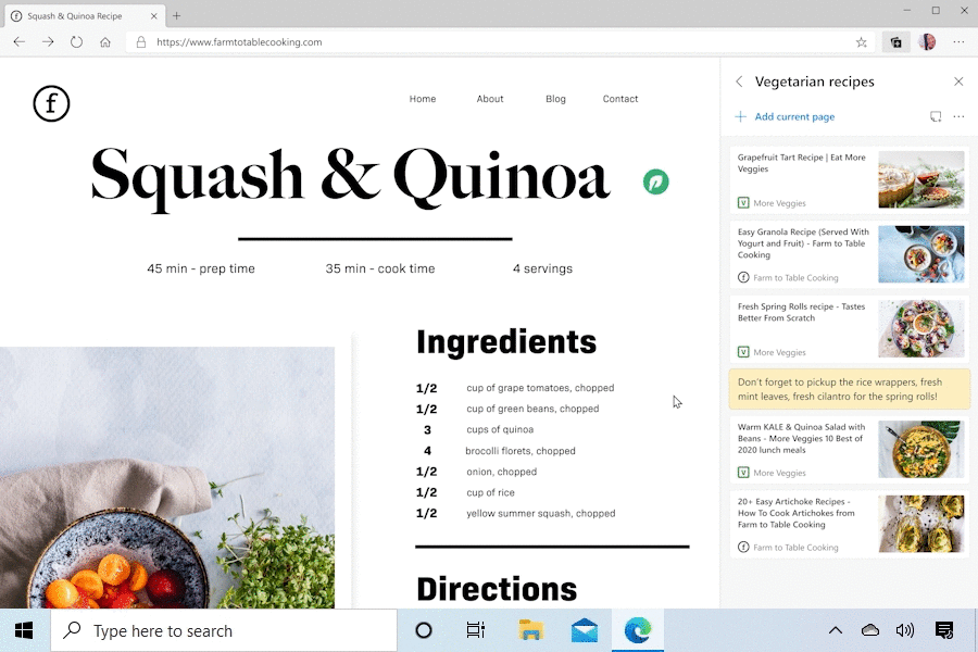 微软为Edge集锦功能带来Pinterest集成 一键将集锦内容发送到Pinterest