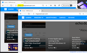 微软在最新的Edge浏览器Canary版中取消地址栏显示http://和www