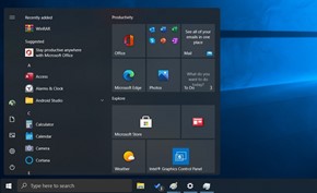 微软正在为Windows 10开发浮动的开始菜单 让我们先看下预览样式