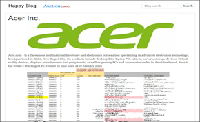 黑客盗取宏碁资料并勒索5000万美金 后者被入侵是因用的微软产品有漏洞